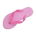 thumbnail image 3 of Women's Flip Flops Casual Spring Summer Beach Sandals with Toe Post Solid Color Soft Rubber Sole Lightweight Flat Sandals with Wide Width Options for Daily Walking Outdoor Use, 3 of 10
