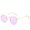 Pink mercury, variant on Trend Sunglasses Metal Frame HD Lenses Reflective Design Universal Fit Eye Protection Outdoors Shades Everyday