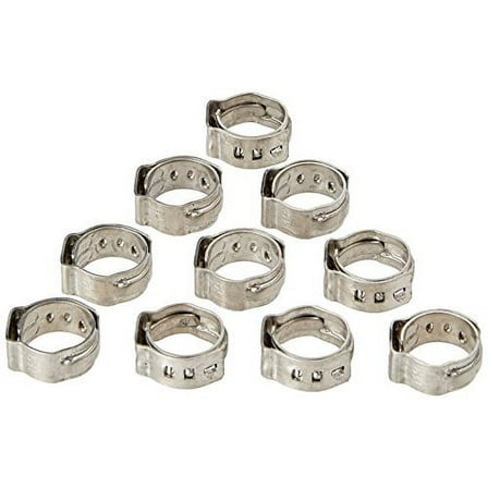 Vibrant Performance 12273 VIB12273 STAINLESS STEEL PINCH CLAMPS: 9.4-11.9MM (PACK OF 10)