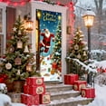 thumbnail image 5 of 35 x 72 Inch Christmas Door Cover - Santa Claus Theme, Durable Polyester, Easy to Install, Festive Party & Holiday Decor, 5 of 6