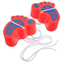 AURARMLET 1 Pair Red Plastic Walking Stepper Toy for Kids Sensory Training and Sports Activities