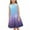 Sky Blue, variant on WRKEKC Girls Summer Dress Sleeveless Round Neck Dress with Sequin Print Elastic Waist Flowy Hem for 3-14 Years Kids