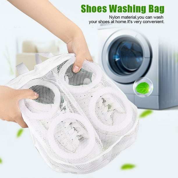White Delicates Mesh Laundry Bag with Drawstring Closure for Sock, Bra,  Underwear, Garment