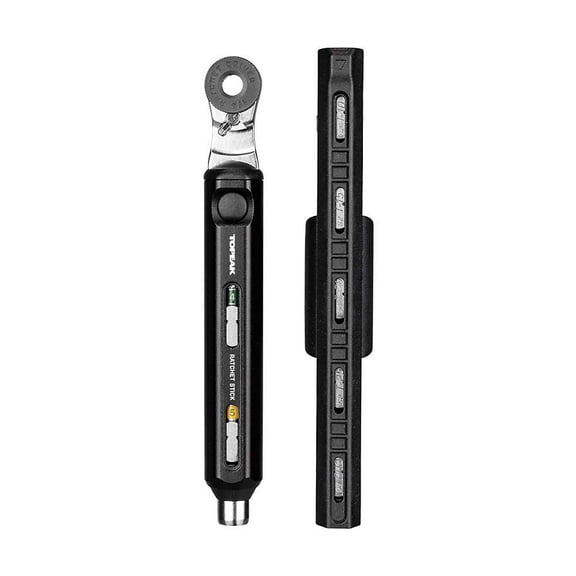 Topeak Ratchet Stick Ratchet Tool - 10 Piece Bit Set, Black
