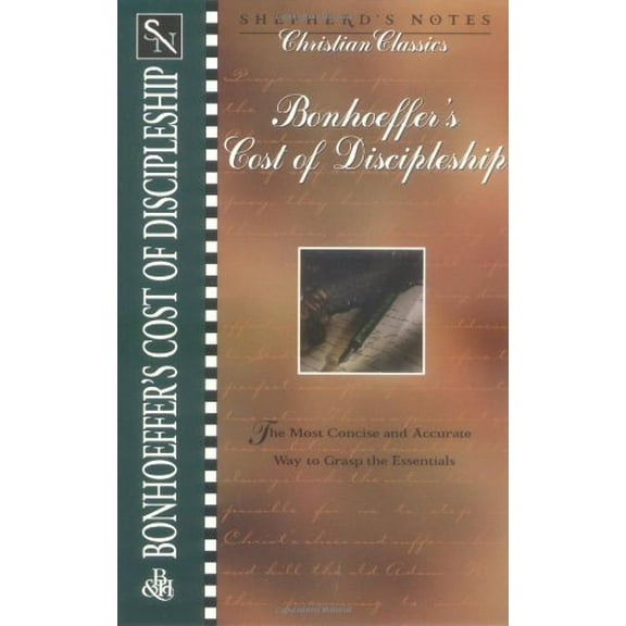 Pre-Owned Bonhoeffer's the Cost of Discipleship (Shepherd's Notes. Christian Classics), 9780805491982, 0805491988, Paperback,