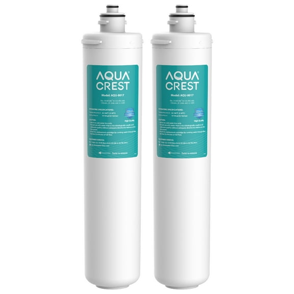 2 Pack H-104 Under Sink Water Filter, Replacement Cartridge for Everpure H-104, EF-3000, PBS-400, OW200L, 6TO-BW, MR-100, MR-225, EV9262-71 AQUA CREST