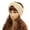 Beige, variant on GIJNRIUIUA Under $5 Cute Headbands Sales Today Warm Winter Headbands for Women Cable Crochet Turban Ear Warmer Headband Gifts 1Pack