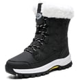 thumbnail image 6 of Fur Lined Winter Boots for Women - Waterproof Snow Booties with Anti-Slip Sole, Comfortable Outdoor Walking Shoes, 6 of 11
