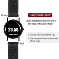 thumbnail image 5 of Uxcell Stainless Steel Mesh Watch Band 22mm Quick Release Metal Replacement Strap Adjustable for Men Women, Black, 5 of 7