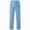 thumbnail image 5 of 13-14T Tween Boys Warm Wide Leg Sweatpants Adjustable Elastic Waist Baggy Open Leg Athletic Trousers with Pockets Solid Color Casual Pants Daily Wear Boys Winter Pants Size 5-12T,Sky Blue, 5 of 5