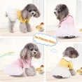 thumbnail image 4 of Ropa de rayas de princesa para perros, vestido con lazo para perros, falda, vestido con lazo para perros, suministros para mascotas diseñados para profesionales, 4 of 11