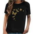 thumbnail image 2 of Palato Women's Plus Size Tops,Women's Hedging Casual Short Sleeve Love Printing T Shirt Top, 2 of 4