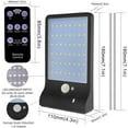thumbnail image 6 of LINLIN 48 LED Solar Light,Waterproof Solar Motion Sensor Lights 3 Modes Security Lights,Wireless Light Outdoor Wall Lights with Remote for Garden,Fence,Yard,Patio, 6 of 9