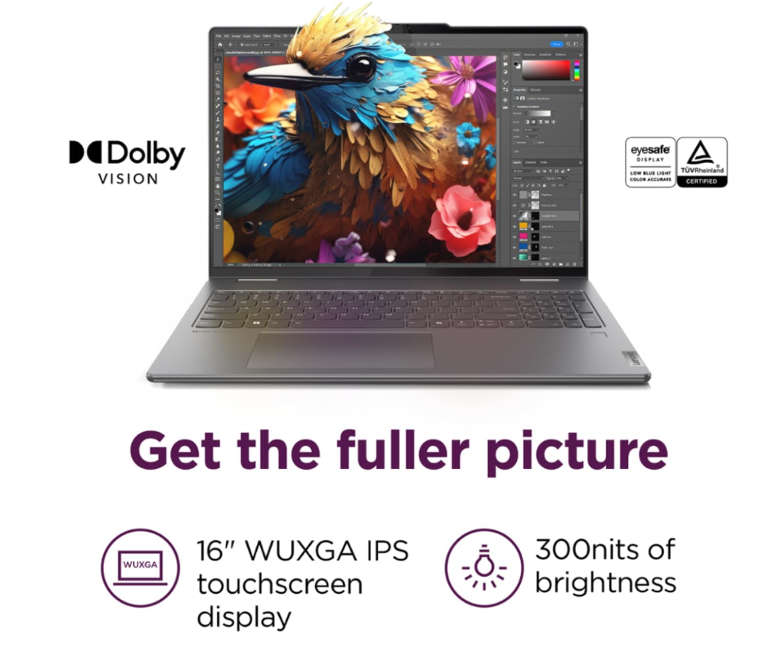 Lenovo Yoga 7i AI 2-in-1 16" WUXGA 16:10 Touchscreen Laptop, Intel Ultra 7 155U(Beats I7 1355U, Fingerprint Reader, Backlit KB, 2 x Thunderbolt, Win 11, W/Stylus Pen (U7-155U|16GB RAM|1TB SSD)