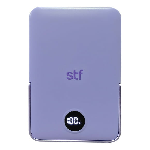 Batería Power Bank Portátil STF 5000 mAh 20W Carga Magnética color Lila