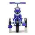 thumbnail image 3 of Xuanlur Kids Ride on Dinosaur Tricycle, Toddlers Kid Trike with EVA Wide Flash Wheels, Anti-Slip Pedals, Rear Basket, Music & LED Lights, Toddler Bike Toys Gift for 3-6 Year Old Boys & Girls (Purple), 3 of 7