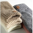 thumbnail image 3 of Women's Thermal Mitten Gloves Double Layer Plush Lined Knit Jacquard Skiing Snow, 3 of 4