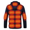 Heated Jackets for Men Thermal Four Control 21 Heating Zones Coat with
