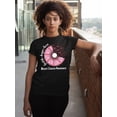 thumbnail image 3 of Breast Cancer Support Faith Hope Love Sunflower Daisy Women's T-shirt, 3XL, Black, 3 of 6