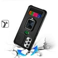 thumbnail image 2 of For Samsung Galaxy A32 5G Wallet Case with Ring Stand & Slide Camera Cover Back Credit Card Slot Holder, Military Grade Cover, XPM Phone Case [Black], 2 of 8