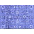 thumbnail image 1 of Ahgly Company Indoor Rectangle Oriental Blue Traditional Area Rugs, 7' x 9', 1 of 4
