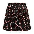 thumbnail image 5 of Yuyamidu Candy Canes Womens Golf Skirts with Shorts Christmas Tennis Skort with Pocket Athletic Pickleball Outfits Size XL, 5 of 8