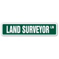 thumbnail image 1 of SignMission SS-Land Surveyor 4 x 18 in. Land Surveyor Street Sign, 1 of 1