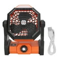 thumbnail image 1 of Outdoor Portable Fan Stepless Speed Control High Wind Fan Camping Light 7800mAh Rechargeable Battery for Picnic Fishing, 1 of 7