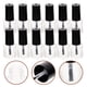 thumbnail image 3 of EeaseMX Botella de vidrio transparente de 20 piezas, para usar con esmalte de uñas, con pincel, color negro, 3 of 7