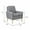 Gray, variant on Dazone Modern Accent Fabric Chair Single Sofa Comfy Upholstered Arm Chair Living Room Yellow