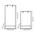 thumbnail image 4 of Display Stand for Wedding Sign Wedding Welcome Sign Stand, Wedding Sign Holder（51x76.5x164cm）, 4 of 8