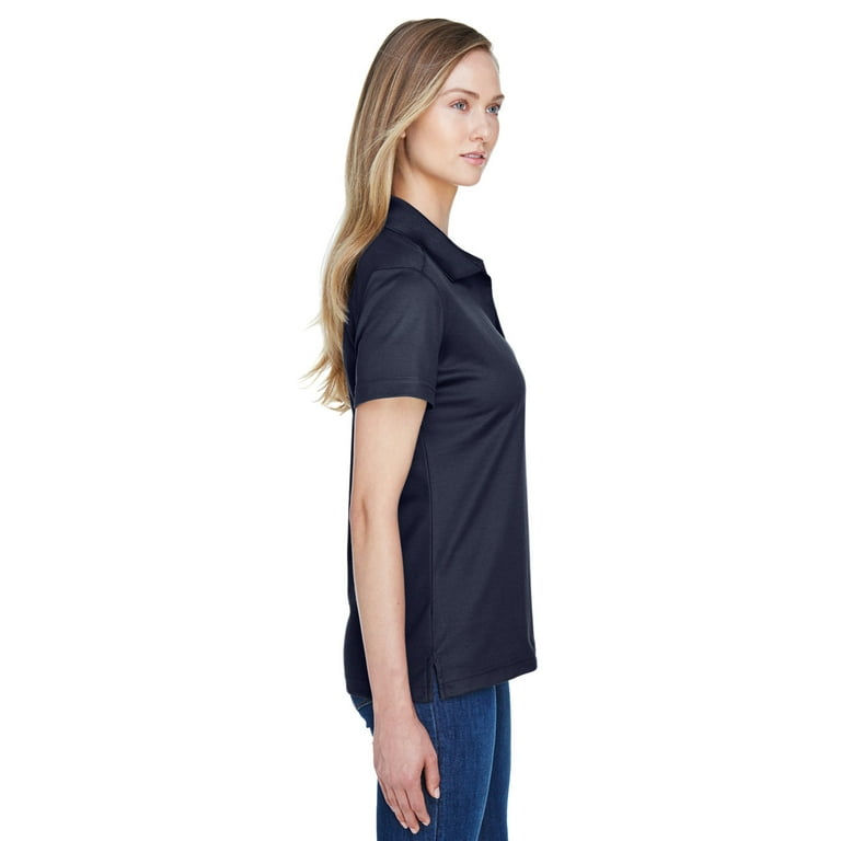 Devon Jones CrownLux Performance Ladies Plaited Polo DG20W Walmart