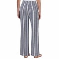 thumbnail image 2 of Briggs Ladies' Linen Blend Pull-On Lose Fit Pants, Dark Blue, Medium, 2 of 4