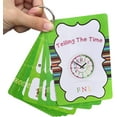 thumbnail image 4 of LGMZ Clock Time Expression Flash Cards for Toddlers 3+ Years for Back to School Supplies, Elementary Teacher, Ideal Gifts for Kids, 4 of 6