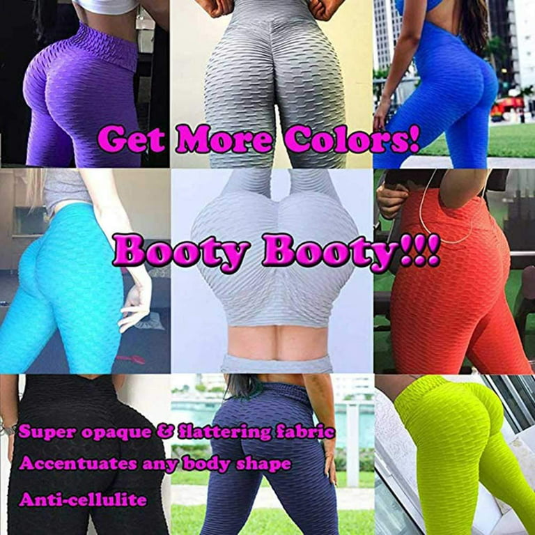 Butt Lifting Anti Cellulite Leggings for Women High Waisted Yoga Pants  Workout Tummy Control Sport Tights 