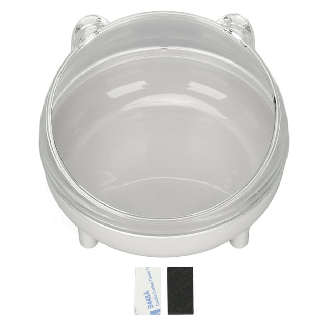 Bol d'Alimentation pour Animaux Incliné, Bol de Nourriture Confortable Réduit la Charge Cervicale Base Stable Bouche Oblique Matériau Sûr pour Petits Animaux pour Intérieur pour Chiot Gris