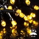 thumbnail image 4 of LED al aire libre a prueba de agua del árbol de Navidad solar de control remoto USB recargable cadena de luces de la cadena de luces de color blanco cálido Jardín Proyecto de Patio Decoració, 4 of 5