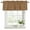 Brown, variant on 2 Pack Valances for Window, Vintage Rattan Short Curtains for Kitchen Bedroom Living Room, Minimalist Abstract Wicker Texture Brown Rod Pocket Small Window Treatment Valance Drapes 60 x 18 Inch