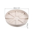 thumbnail image 2 of Unique Bargains Plant Pot Saucers 10.5 Inch, 3 Pack Plastic Round Plant Pot Flower Drip Tray, Green, 2 of 6