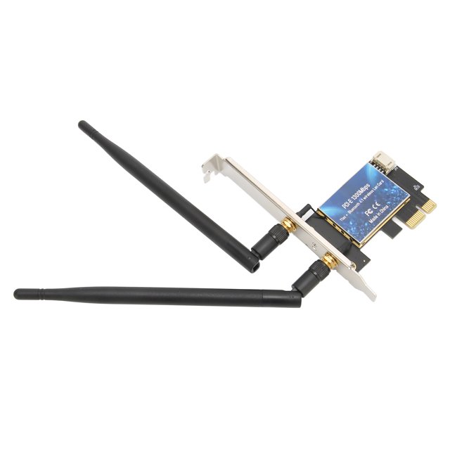 Adaptador Inalámbrico PCIE, Alta Ganancia De aleación De Aluminio 5dBi Del PCB De La Tarjeta PCIE Wifi Con CD Para PC De Escritorio