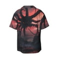 thumbnail image 2 of Fotbe Giant Monster Over City print Short Sleeve Button Down Shirts for Men Casual Summer Beach Wrinkle Free Shirt-Large, 2 of 7