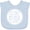 Blue, variant on Inktastic Military Daddy is Brave Land is Free Boys or Girls Baby Bib