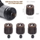 thumbnail image 4 of de engranajes de piñón de material acero metálico, orificio de eje de 3,175 mm, 15T/17T/19T/21T/22T/25T, kit de engranajes de motor para coche RC (paquet, 4 of 8