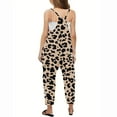 thumbnail image 3 of Odeerbi 5-14 Years Teen Girls Summer Jumpsuit Leopard Print Camisole Romper Casual Overalls Bib Overall Pantss with Pockets, 3 of 6