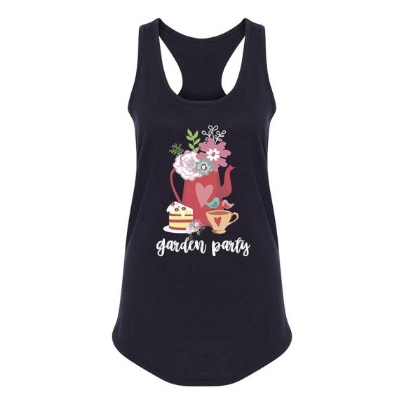 Garden Party Cute Design Tank Women -Image by Shutterstock, Female XX-Large