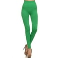 thumbnail image 4 of Women Tommy Control Super High Waist Leggings w/5½" Waistband Workout Yoga Pants - (Green), 4 of 5