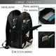 thumbnail image 4 of Fotbe Japanese White Crane Mochila con Estampado y Puerto USB para Hombre y Mujer, Mochila Antirrobo, Mochila de Viaje, Mochila Escolar, Mochila Universitaria, 4 of 7