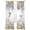 White, variant on Spring Floral Sheer Curtains 96 Inch Length 2 Panels Set, Daisy Sunflowers Wisteria Hummingbird Beige Voile Window Treatment Semi Sheer Long Curtains Drapes for Bedroom/Living Room/Kitchen 52"x96"x2