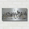 thumbnail image 3 of Luxe Metal Art 'New York Skyline II' by Avery Tillmon, Metal Wall Art, 24"x12", 3 of 7