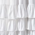thumbnail image 4 of Cortina Lush Decor Allison con volantes blancos, 160 x 100 cm (par), 4 of 7